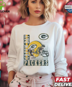 Green Bay Packers Helmet Dash T Shirt