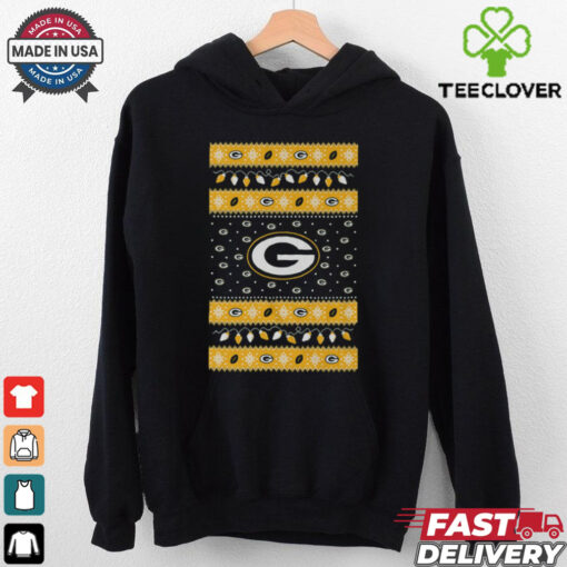 Green Bay Packers Holiday Lights Sweater T Shirt