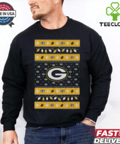 Green Bay Packers Holiday Lights Sweater T Shirt
