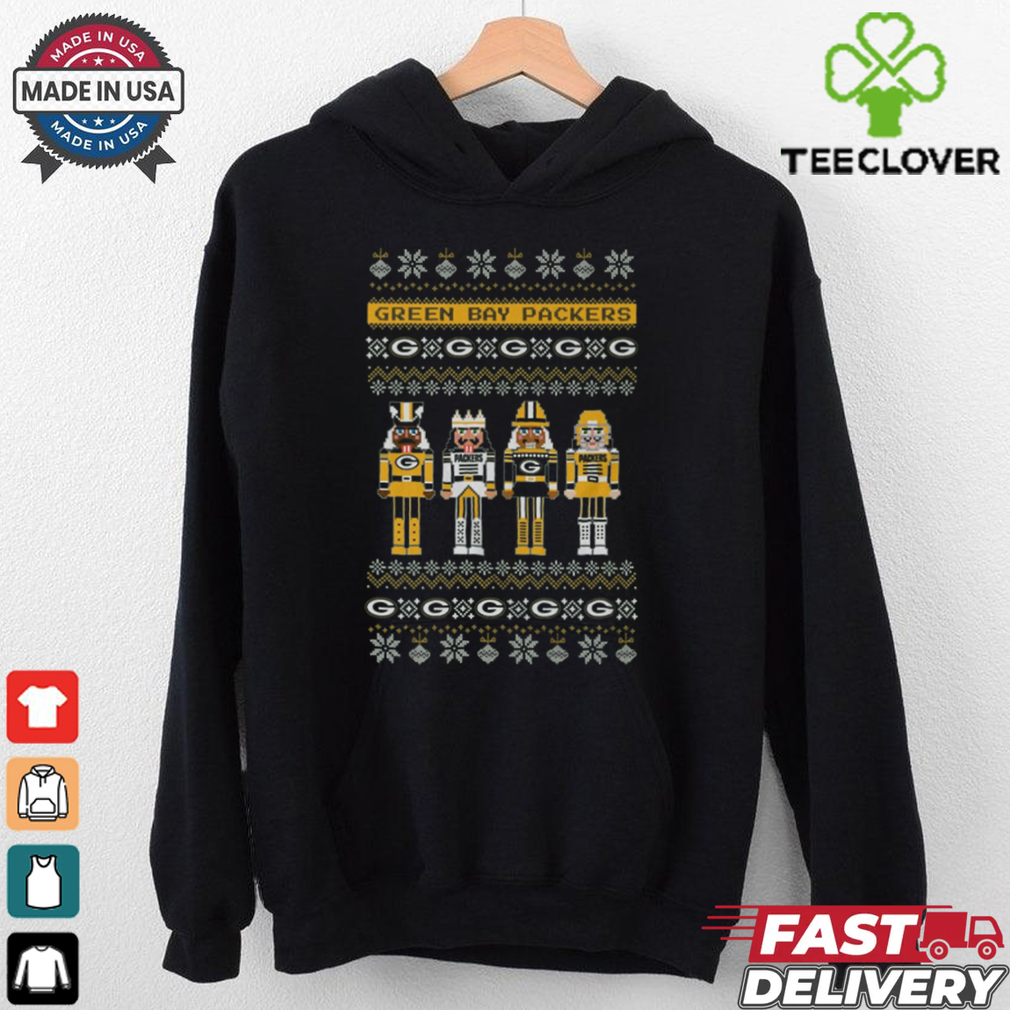Green Bay Packers Holiday Nutcracker Sweater T Shirt Green Bay Packers Holiday Nutcracker Sweater T Shirt