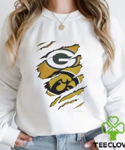 Green Bay Packers Iowa Hawkeyes Football Logo Shirt