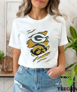 Green Bay Packers Iowa Hawkeyes Football Logo Shirt