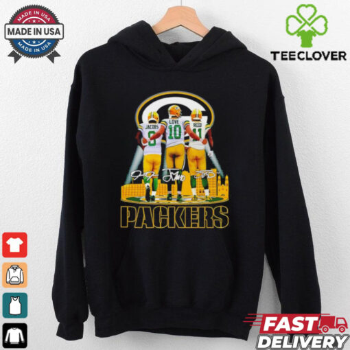 Green Bay Packers Jacobs Love and Reed Signatures shirt