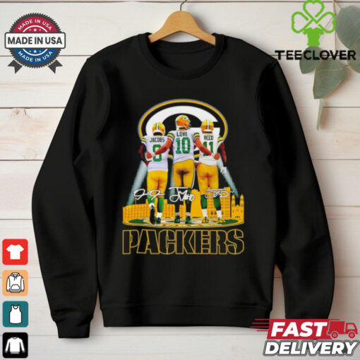 Green Bay Packers Jacobs Love and Reed Signatures shirt