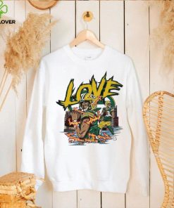 Green Bay Packers Jordan Love fire hoodie, sweater, longsleeve, shirt v-neck, t-shirt