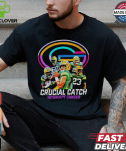 Green Bay Packers Key Catch Against Cancer NFL Shirt