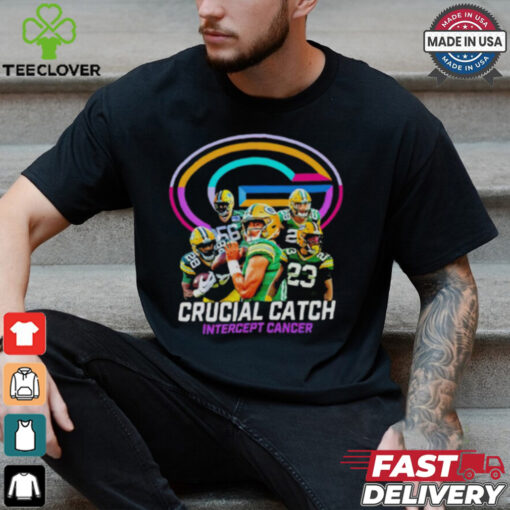 Green Bay Packers Key Catch Against Cancer NFL Shirt