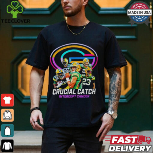 Green Bay Packers Key Catch Against Cancer NFL Shirt