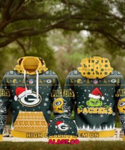 Green Bay Packers Merry Christmas Ugly Hoodie Sweatshirt