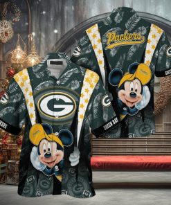 Green Bay Packers Mickey Mouse NFL Hawaiian Shirt