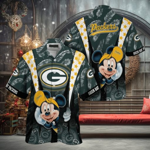 Green Bay Packers Mickey Mouse NFL Hawaiian Shirt