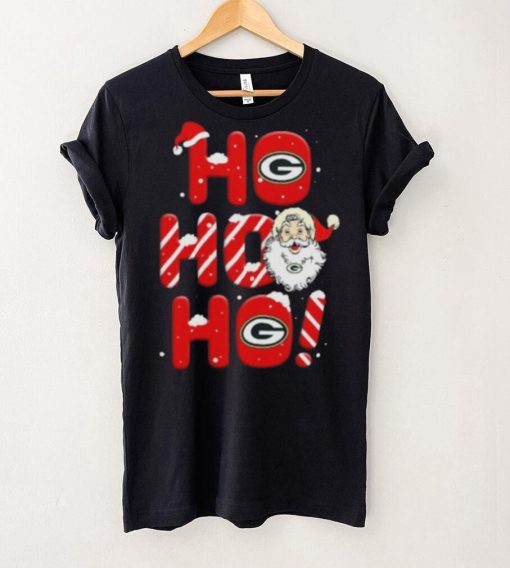 Green Bay Packers NFL Football Ho Ho Ho Santa Claus Merry Christmas Shirt
