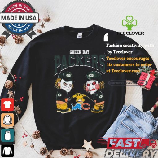 Green Bay Packers NFL Halloween Peeing Funny Shirt