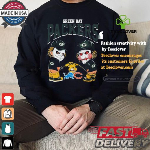 Green Bay Packers NFL Halloween Peeing Funny Shirt