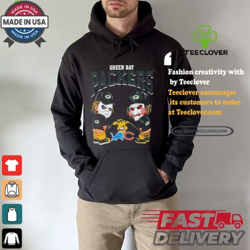 Green Bay Packers NFL Halloween Peeing Funny Shirt