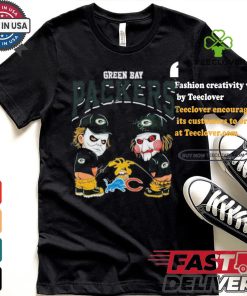 Green Bay Packers NFL Halloween Peeing Funny Shirt