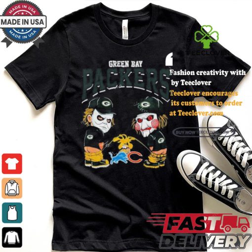 Green Bay Packers NFL Halloween Peeing Funny Shirt