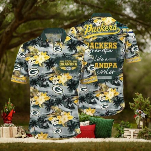 Green Bay Packers NFL Hawaiian Shirt For Grandparent Beach Shirt