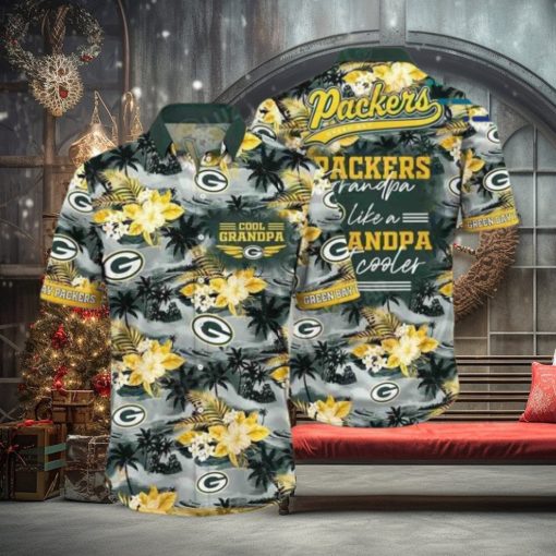 Green Bay Packers NFL Hawaiian Shirt For Grandparent Beach Shirt