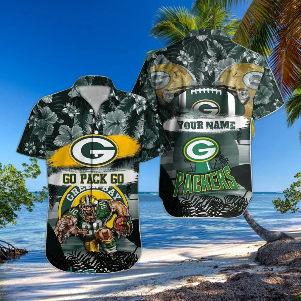 Green Bay Packers NFL Hawaiian shirt Custom Name Summer Gift