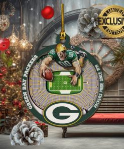 Green Bay Packers NFL Mascot Christmas Tree Decorations Ornament