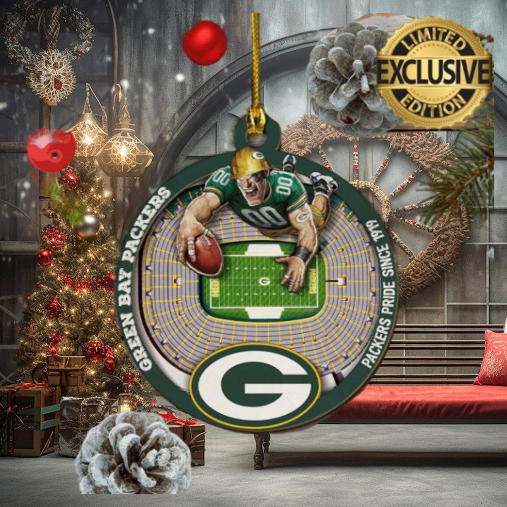 Green Bay Packers NFL Mascot Christmas Tree Decorations Ornament Green Bay Packers NFL Mascot Christmas Tree Decorations Ornament