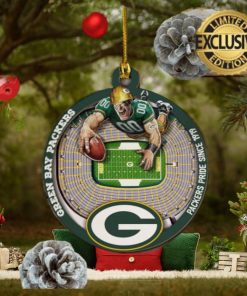 Green Bay Packers NFL Mascot Christmas Tree Decorations Ornament