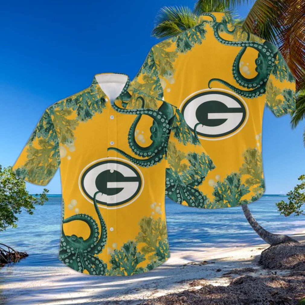 Green Bay Packers Tropical Hawaiian Shorts Gift For Fans