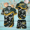 Green Bay Packers NFL SAS Tropical Pattern Hawaiian Shirt And Short For Men Women Gift Sport Summer beach