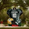 Chicago bears nfl sport ornament custom name and number