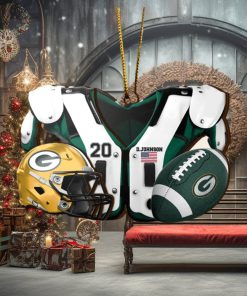 Green Bay Packers NFL Sport Ornament Custom Your Name And Number