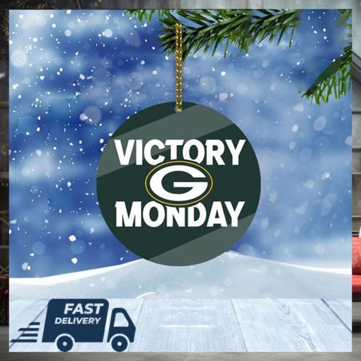 Green Bay Packers NFL Victory Monday Christmas Tree Decorations Xmas Ornament