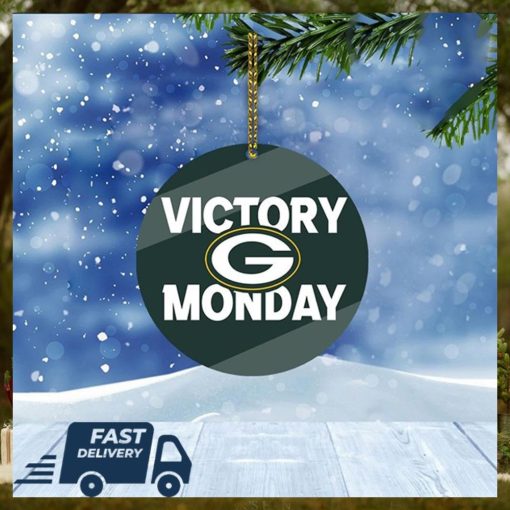 Green Bay Packers NFL Victory Monday Christmas Tree Decorations Xmas Ornament