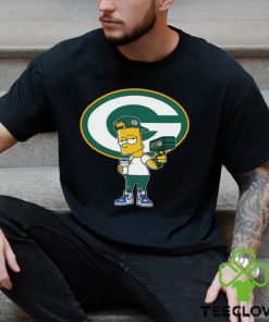 Green Bay Packers NFL X Bart Simpson cartoon shirt 1 Green Bay Packers NFL X Bart Simpson cartoon shirt