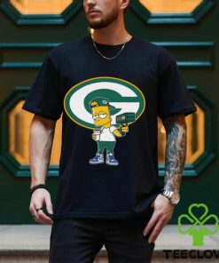 Green Bay Packers NFL X Bart Simpson cartoon shirt 3 Green Bay Packers NFL X Bart Simpson cartoon shirt
