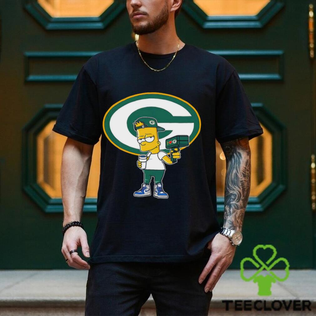 Green Bay Packers NFL X Bart Simpson cartoon shirt Green Bay Packers NFL X Bart Simpson cartoon shirt