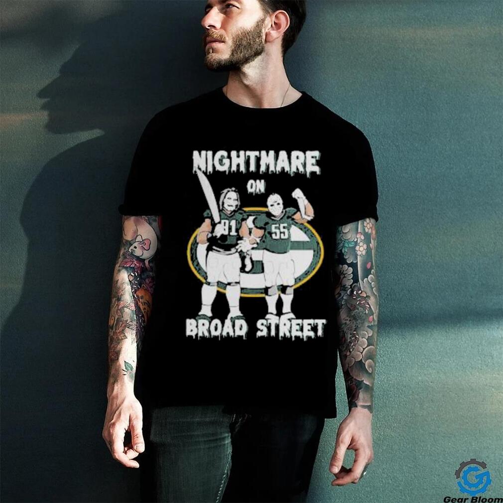 Green Bay Packers Nightmare On Broad Street T-Shirt