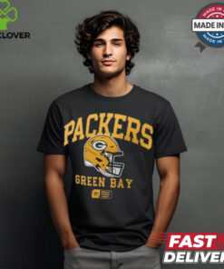 Green Bay Packers Nike Anthracite Helmet Essential T Shirt
