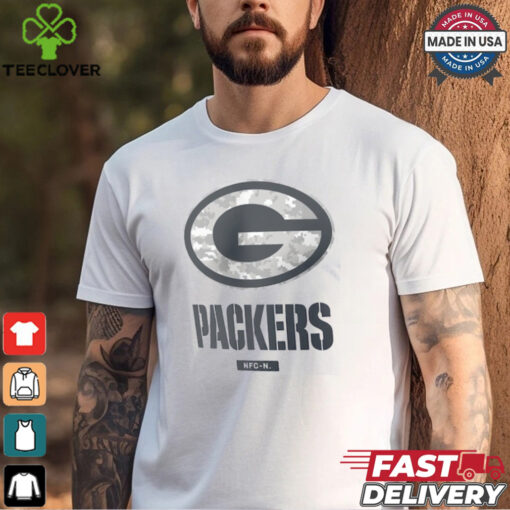 Green Bay Packers Nike White 2024 Salute To Service Legend Performance T Shirt