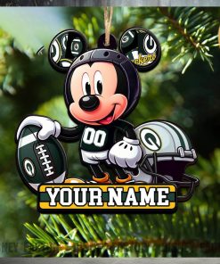 Green Bay Packers Ornaments, Mickey Christmas Decorations, Nfl Football Christmas