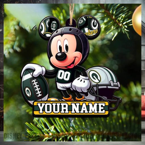 Green Bay Packers Ornaments, Mickey Christmas Decorations, Nfl Football Christmas