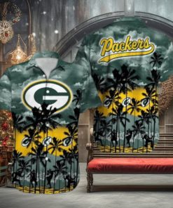 Green Bay Packers Palm Tree Design NFL Hawaiian Shirt, Packers Shirt