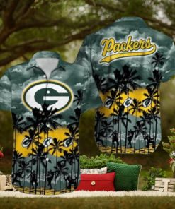 Green Bay Packers Palm Tree Design NFL Hawaiian Shirt, Packers Shirt