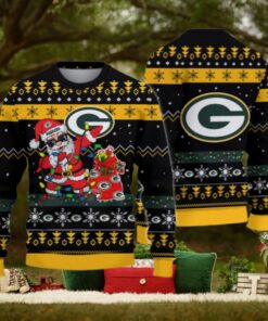 Green Bay Packers Santa Claus Ugly Christmas Sweater