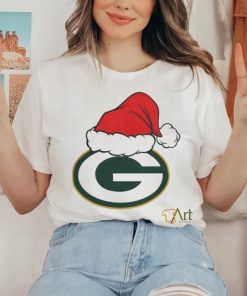 Green Bay Packers Santa Logo Christmas Holiday 2023 T shirt