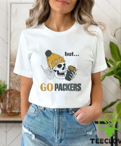 Green Bay Packers Skeleton Dead Inside But Packers Logo Christmas Shirt