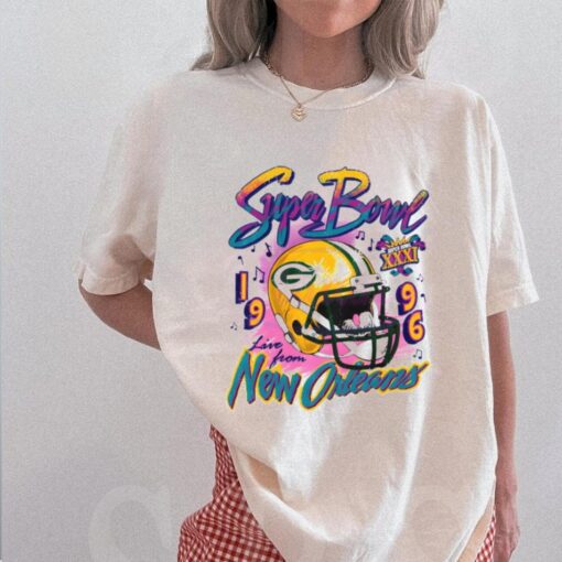 Green Bay Packers Super Bowl Champion New Orleans 1996 Shirt