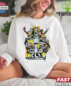 Green Bay Packers Super Bowl XLV champions graphic team shirt