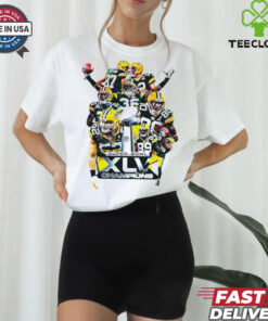 Green Bay Packers Super Bowl XLV champions graphic team shirt