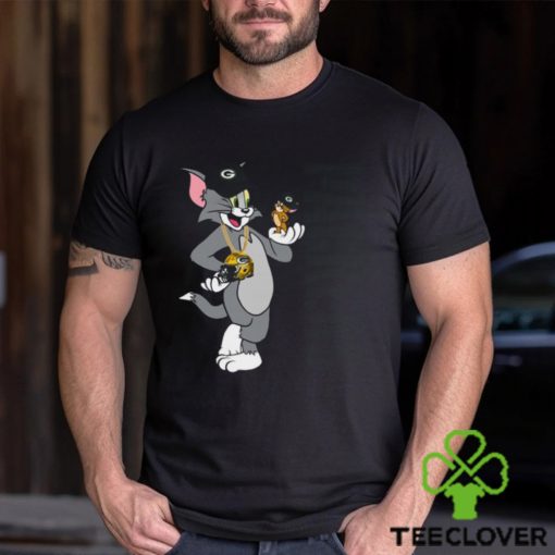 Green Bay Packers T Shirt Print Tom And Jerry Nfl Tom And Jerry Thoodie, sweater, longsleeve, shirt v-neck, t-shirt For Fans